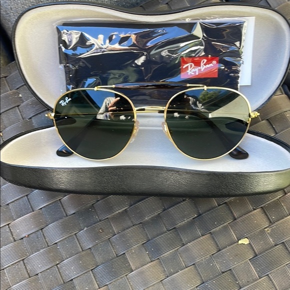 Ray-Ban Gold Sunglasses - Picture 1 of 2